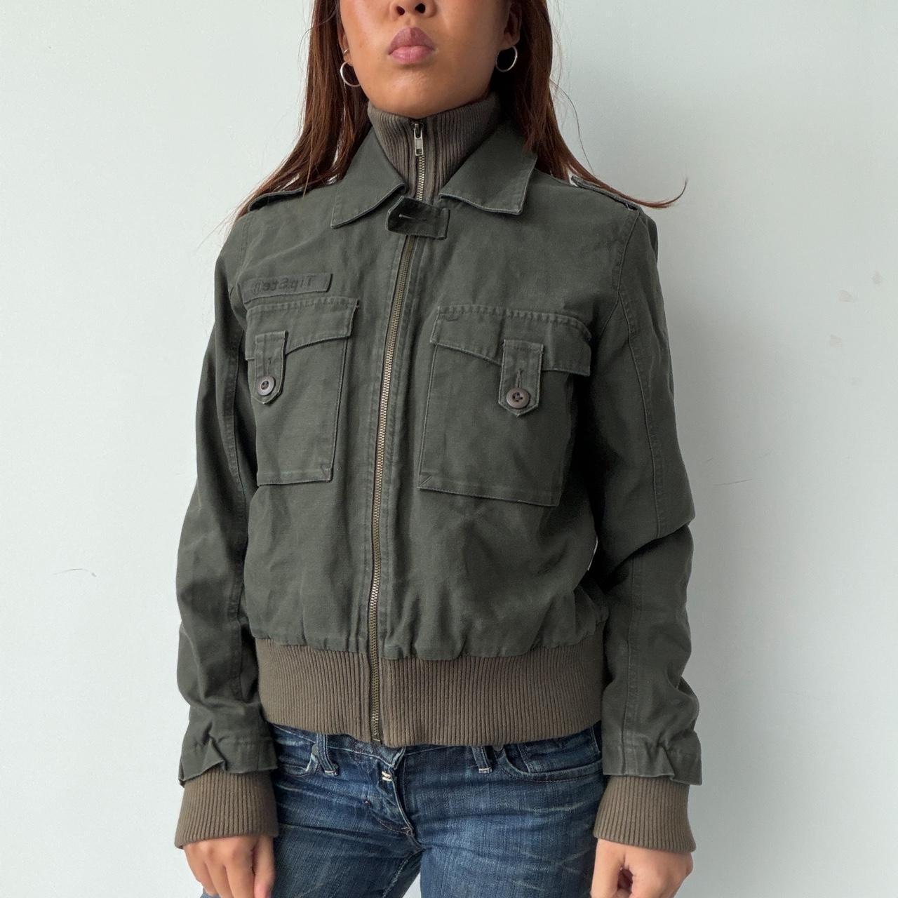 Vintage Green Utility Jacket