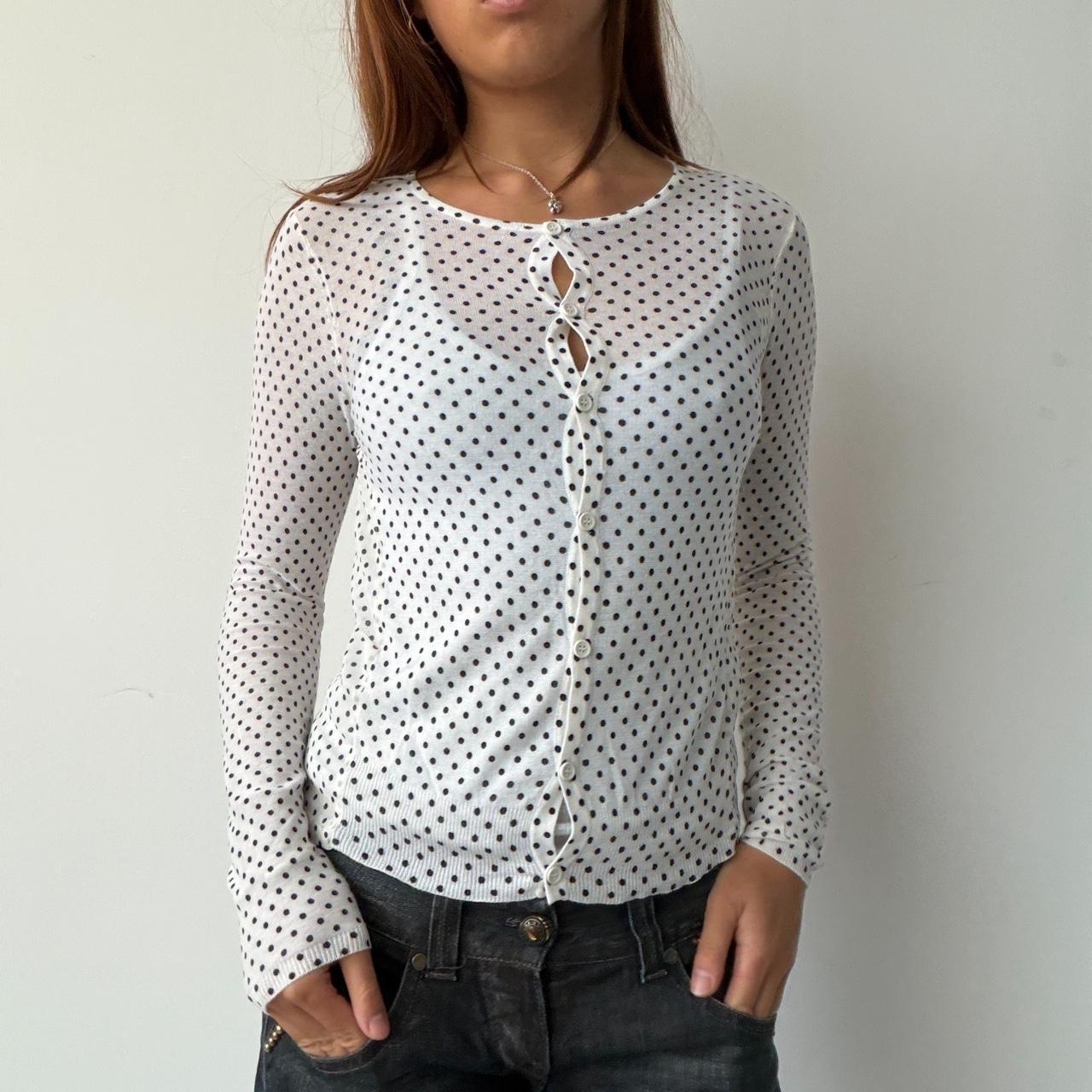 Vintage Polka Dot Cardigan