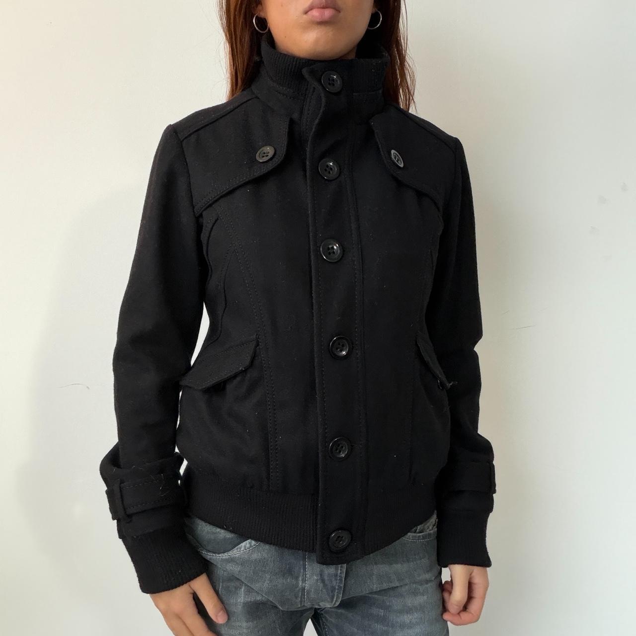 Vintage Black Wool Jacket