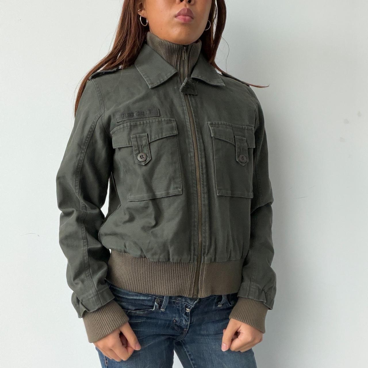 Vintage Green Utility Jacket