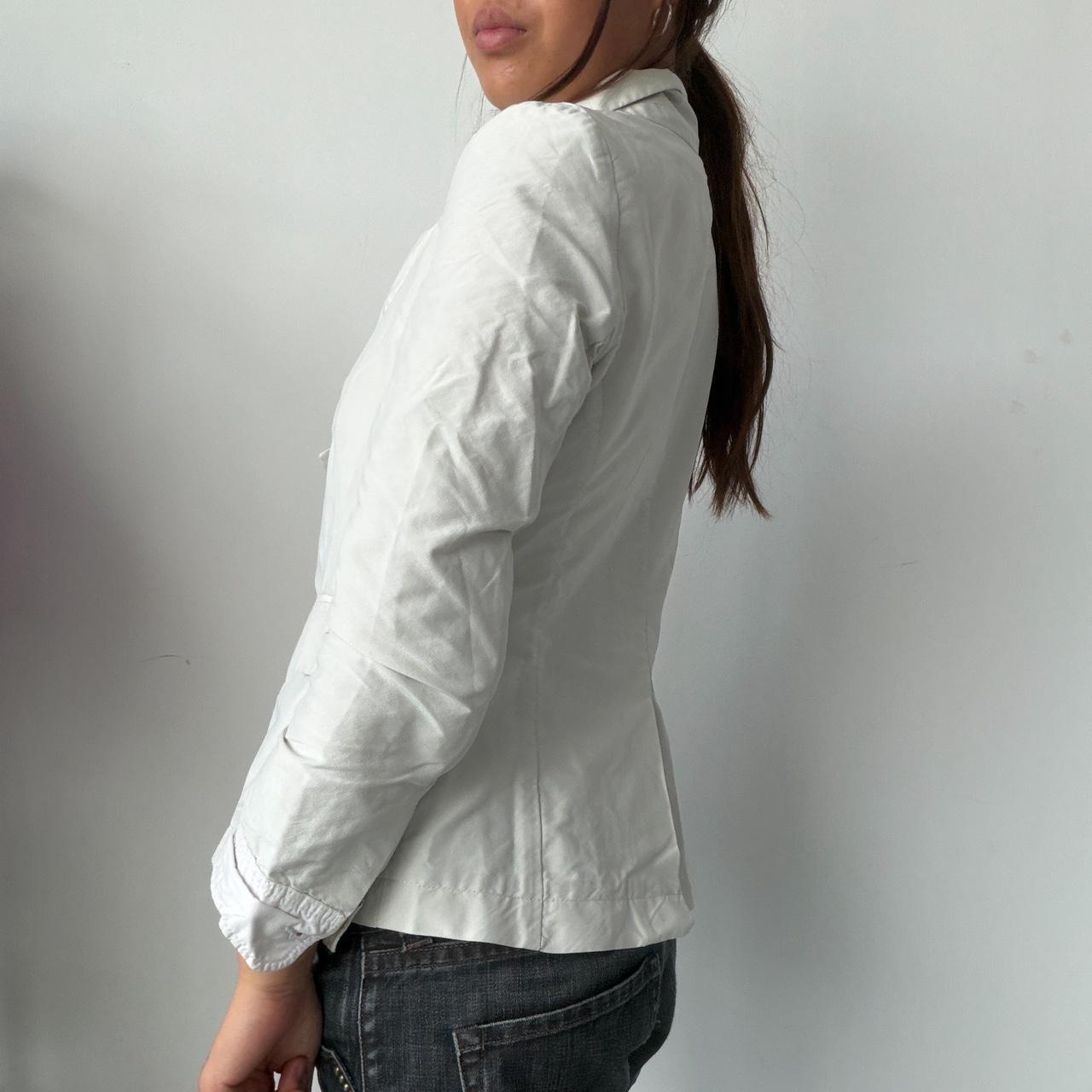 Vintage White Cop Copine Blazer