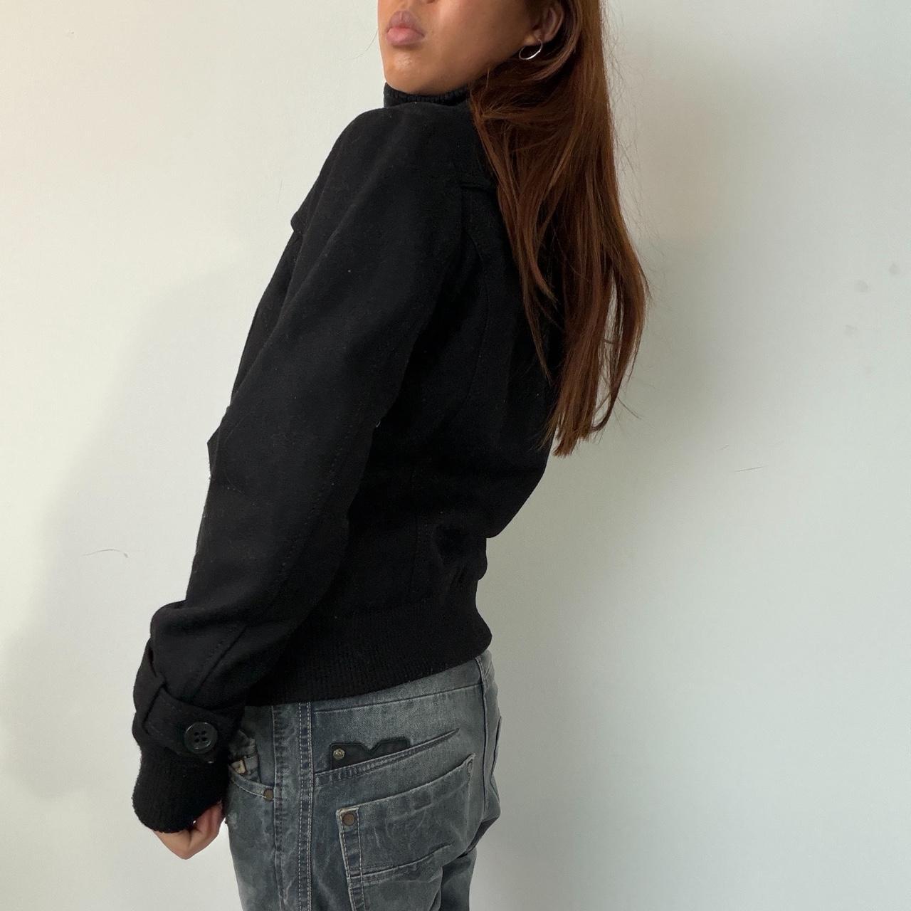 Vintage Black Wool Jacket