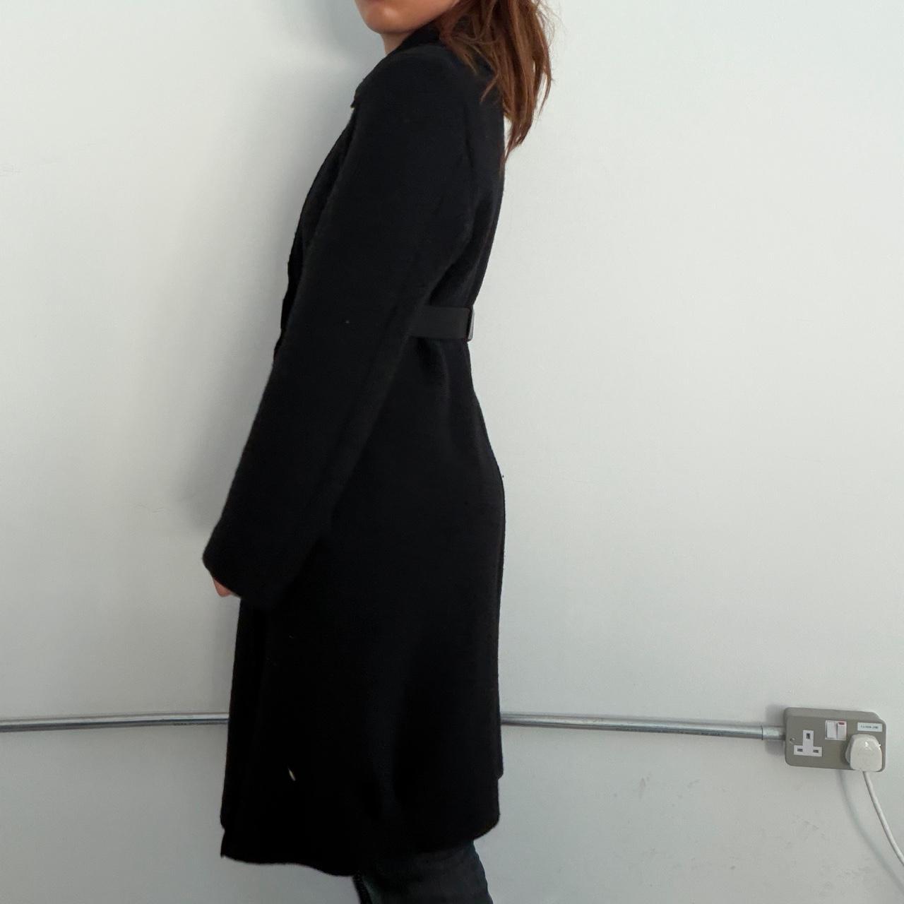 Vintage Black Cop Copine Wool Coat