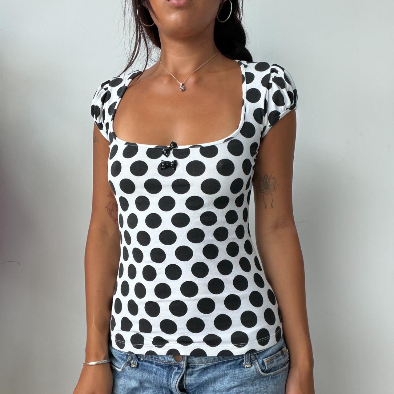 Vintage Polka Dot Top