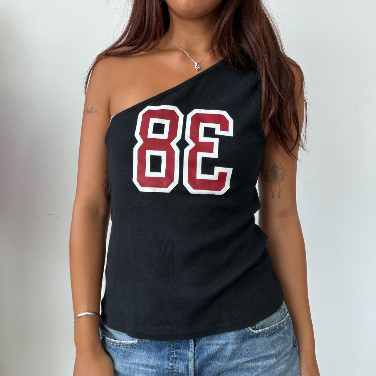 Vintage Number One Shoulder Top