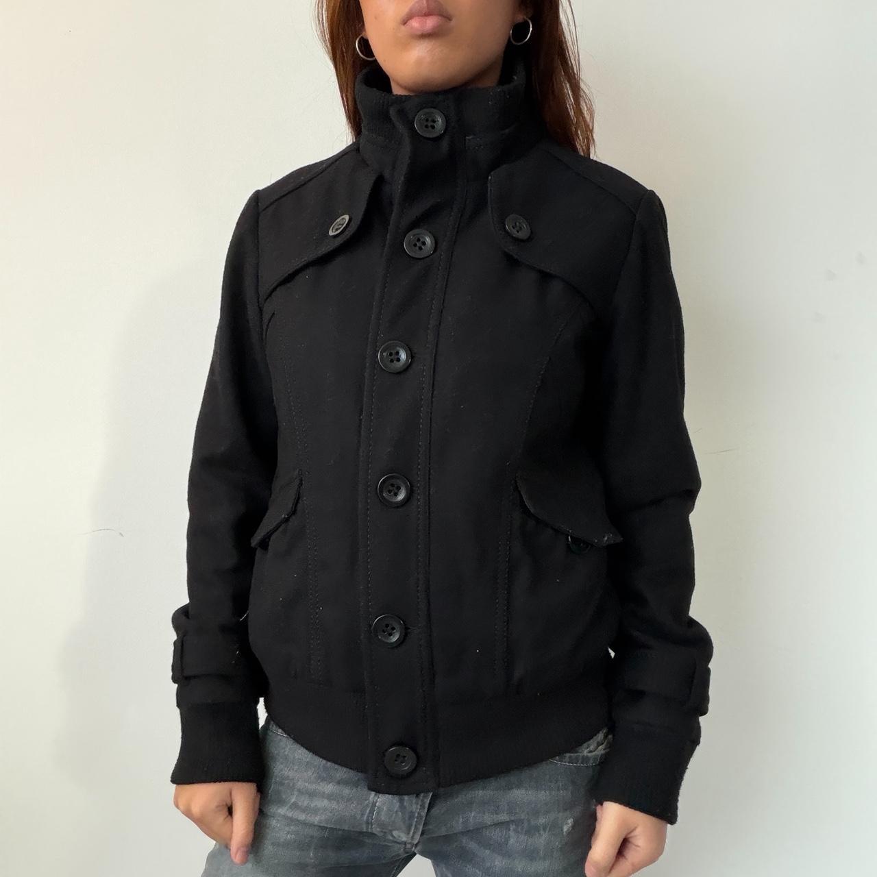 Vintage Black Wool Jacket