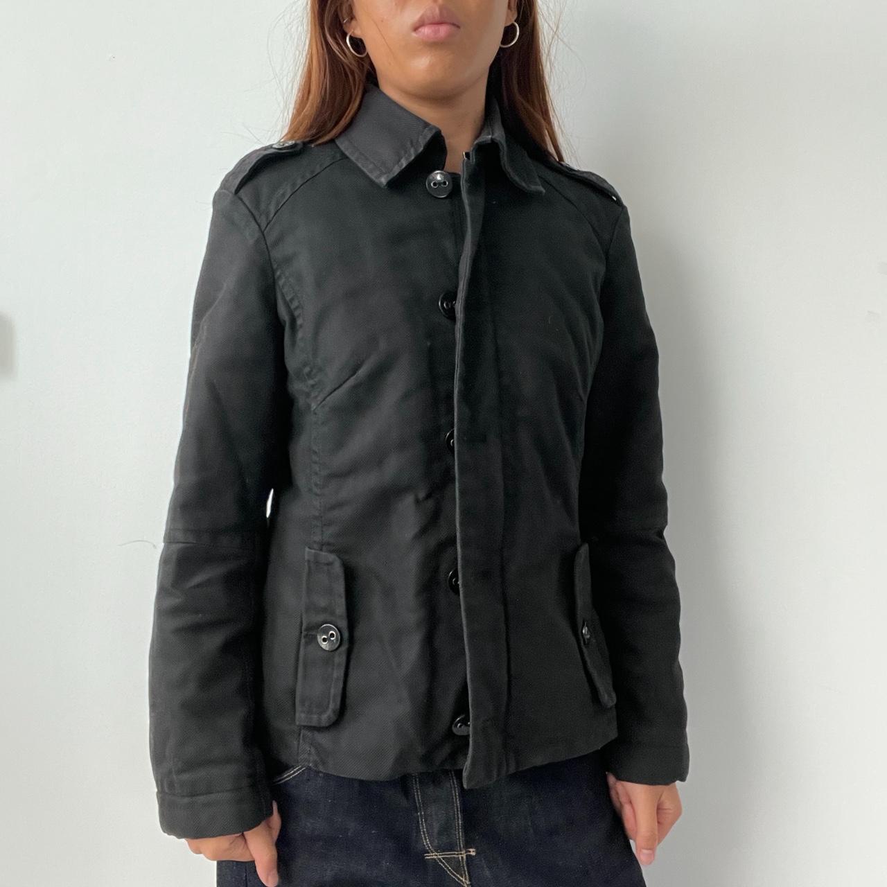 Vintage Black Zip Up Jacket