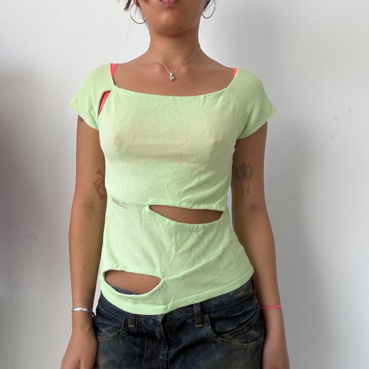 Vintage Mint Guess Top