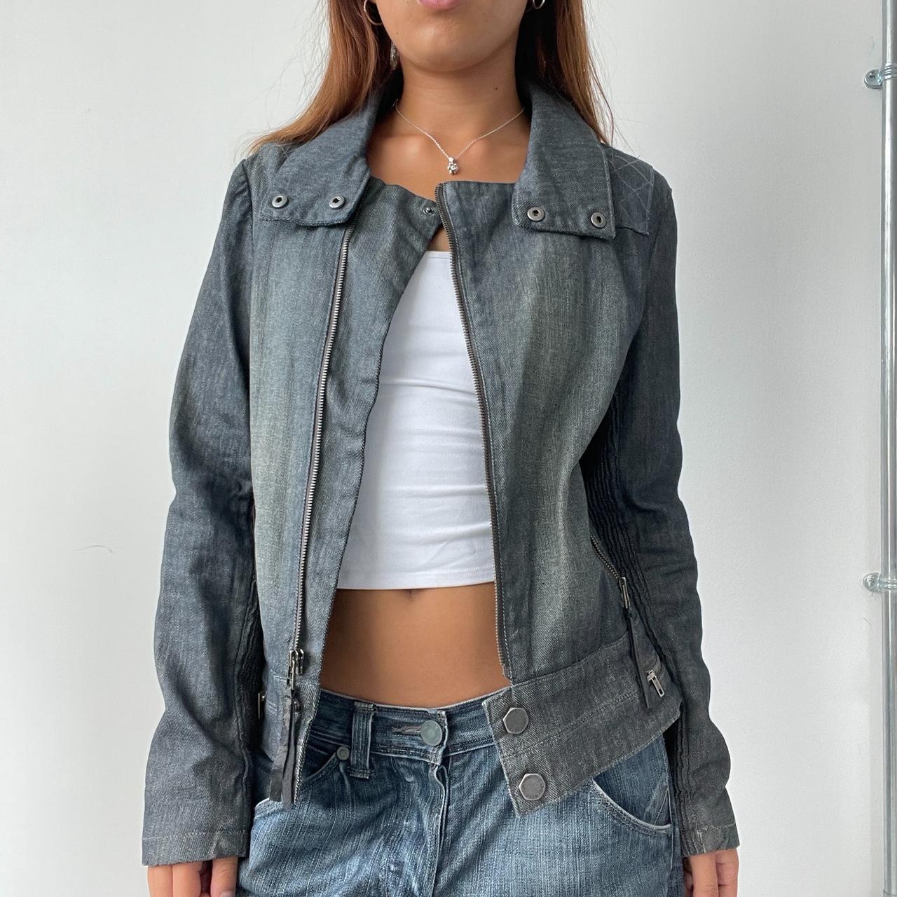 Vintage DKNY Denim Zip Up