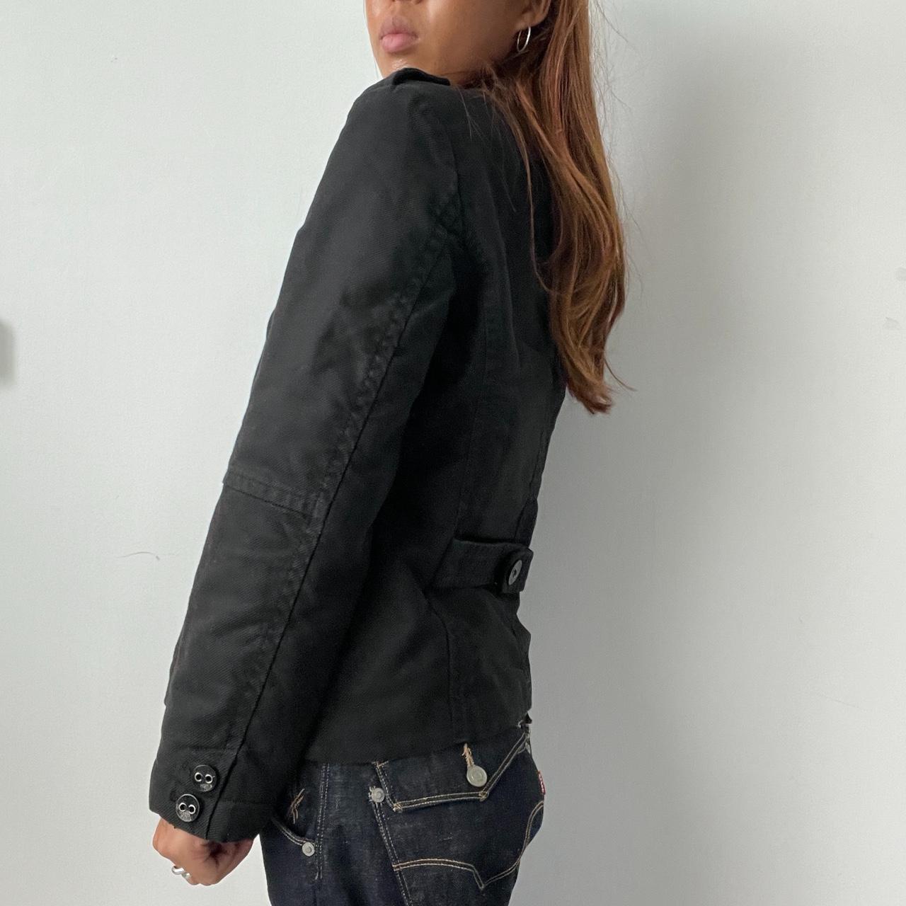 Vintage Black Zip Up Jacket