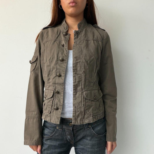 Vintage Brown Utility Jacket