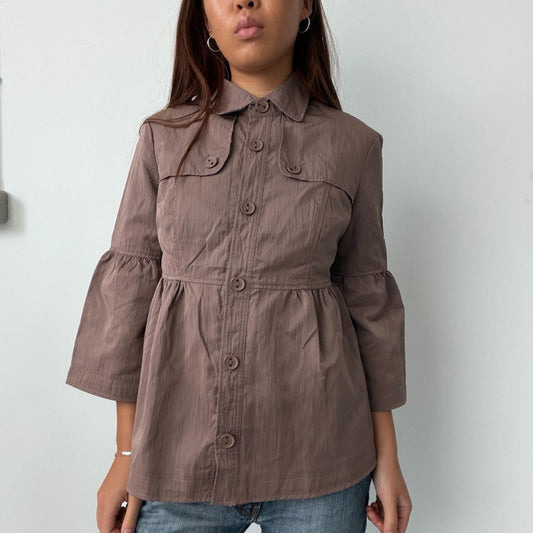 Vintage Brown Peacoat