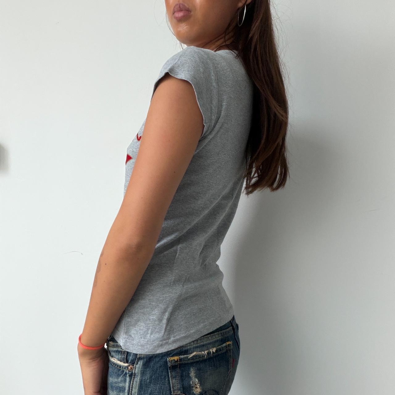 Vintage Grey Graphic Baby Tee