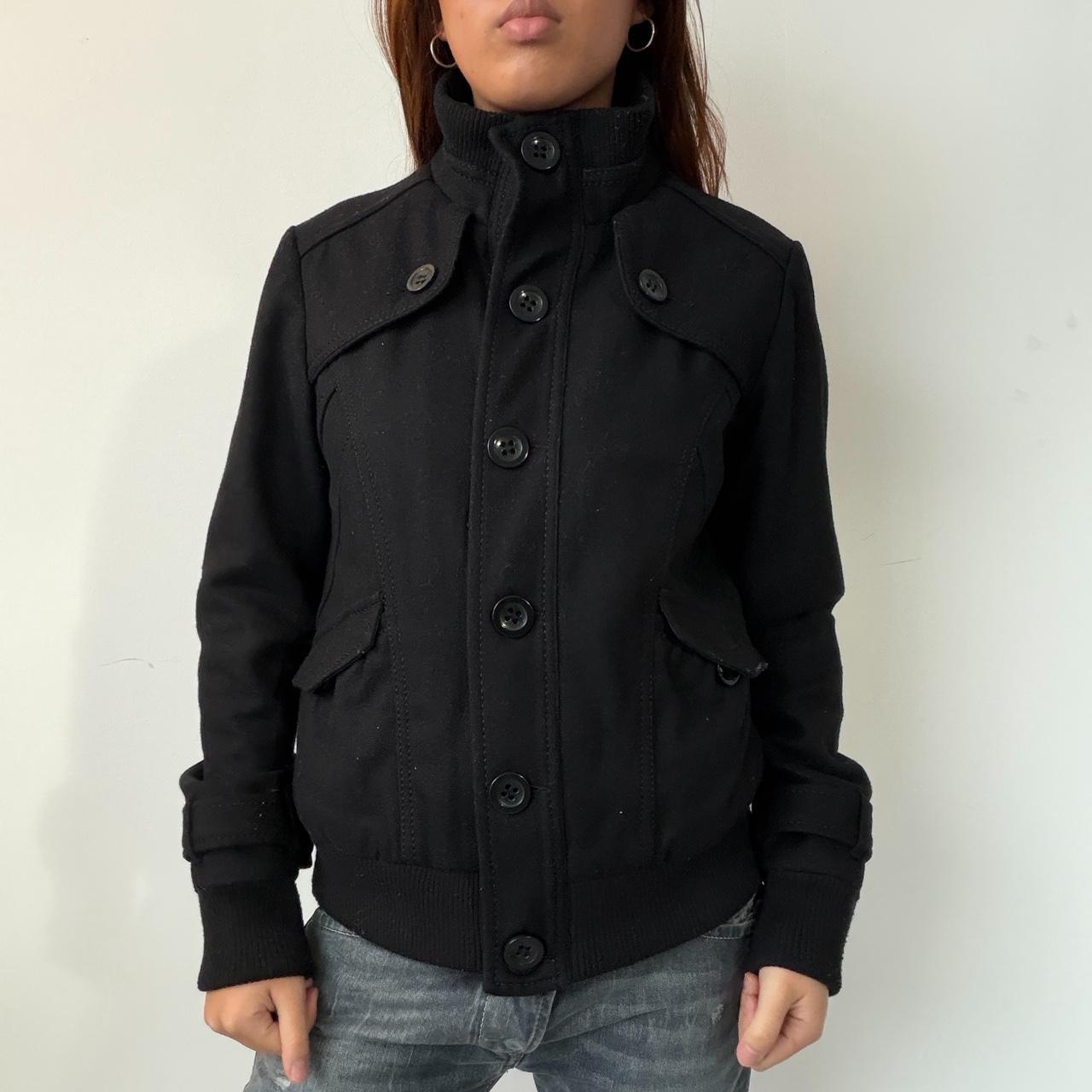 Vintage Black Wool Jacket