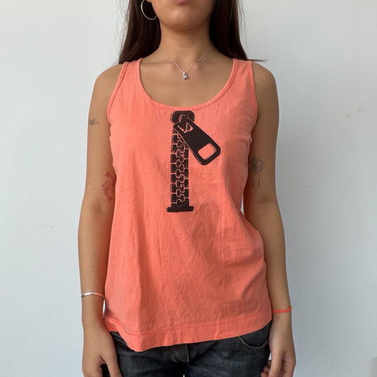 Vintage Chloe Zip Print Top