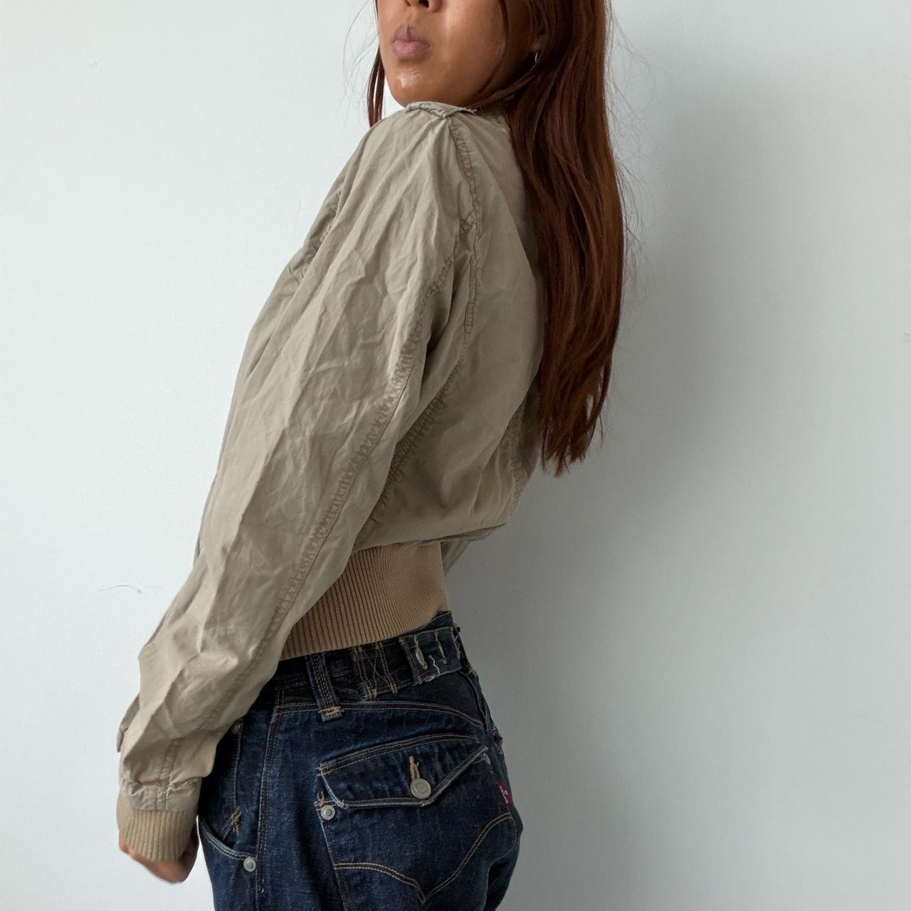 Vintage Beige Utility Jacket