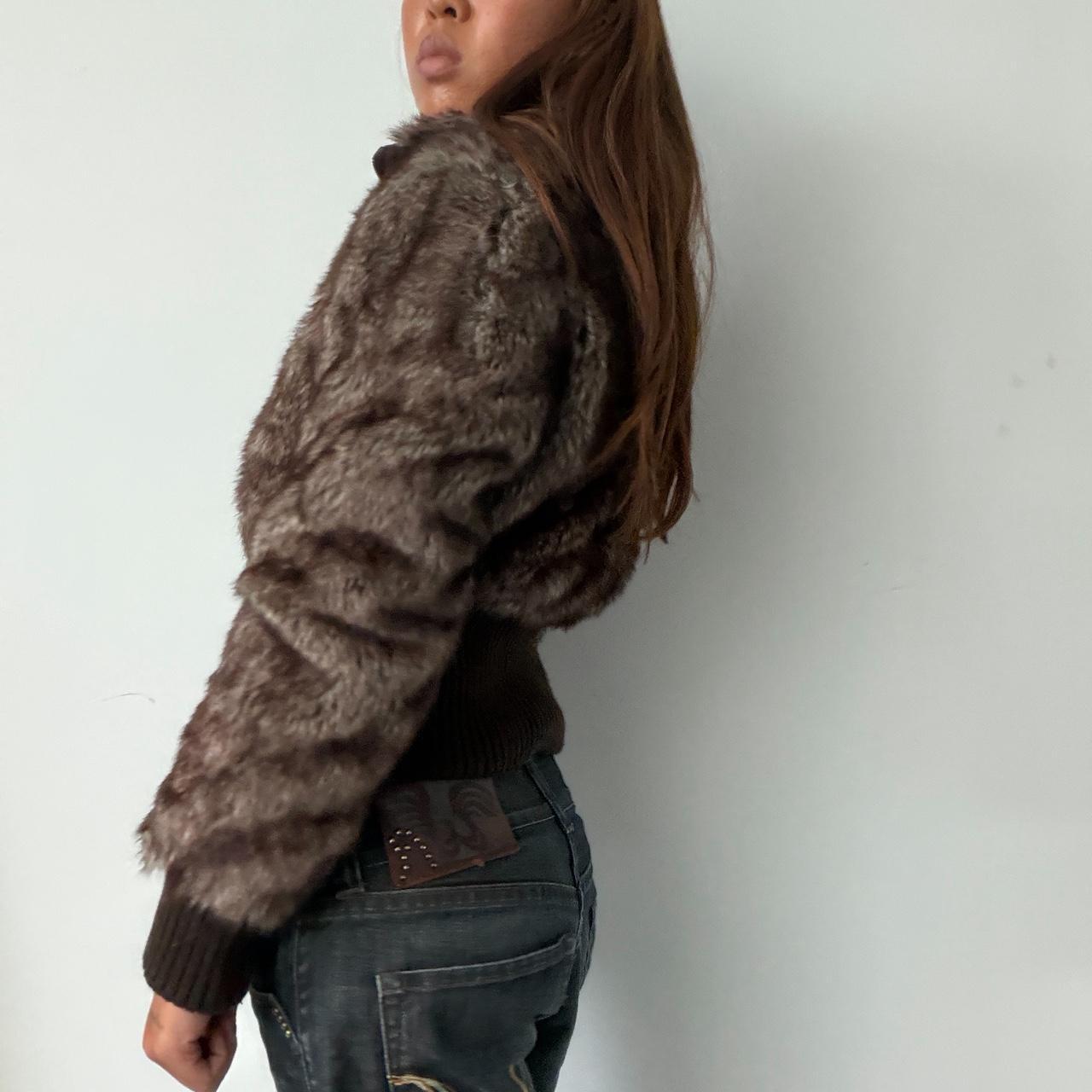 Vintage Brown Fur Jacket