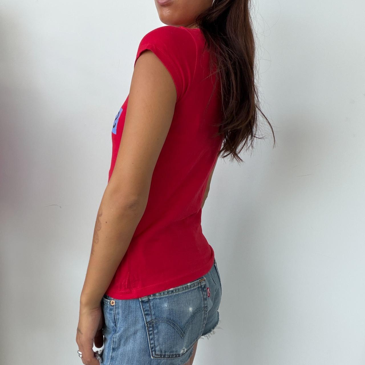 Vintage Number Red Graphic Tee