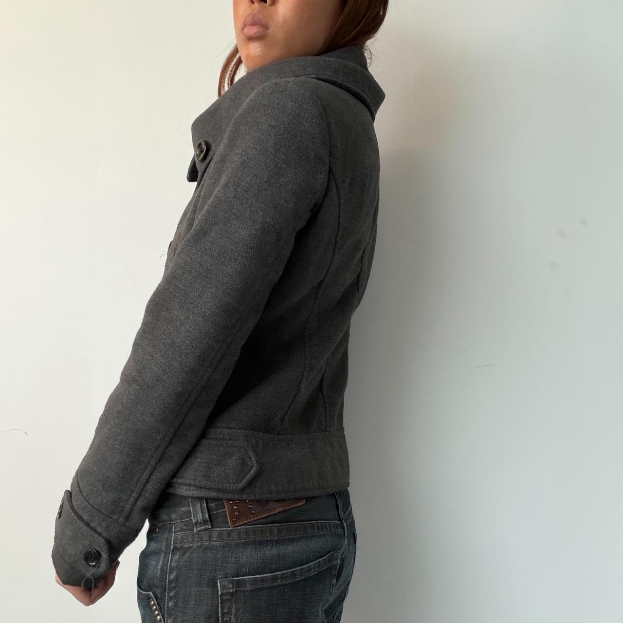 Vintage Dark Grey Wool Jacket