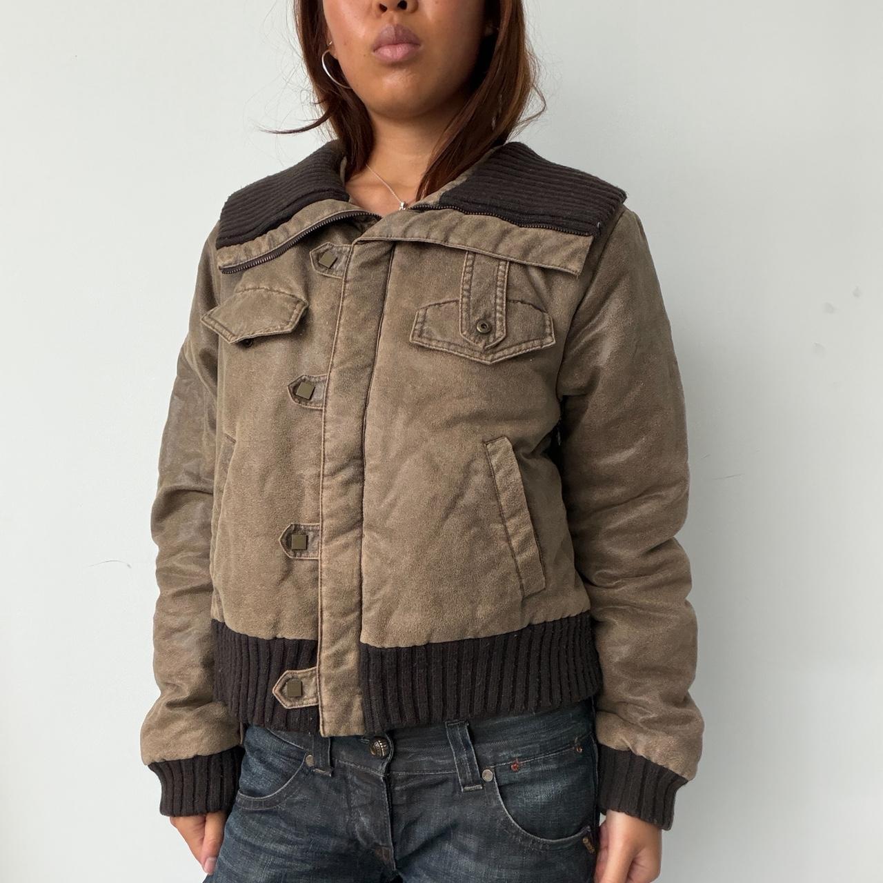 Vintage Brown Padded Jacket