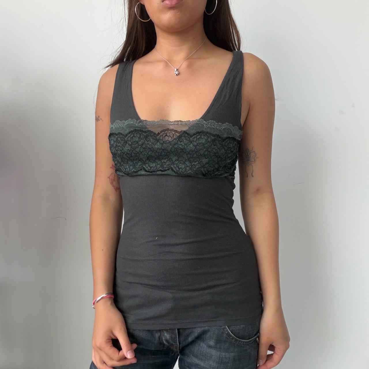 Vintage Grey Knit Cami