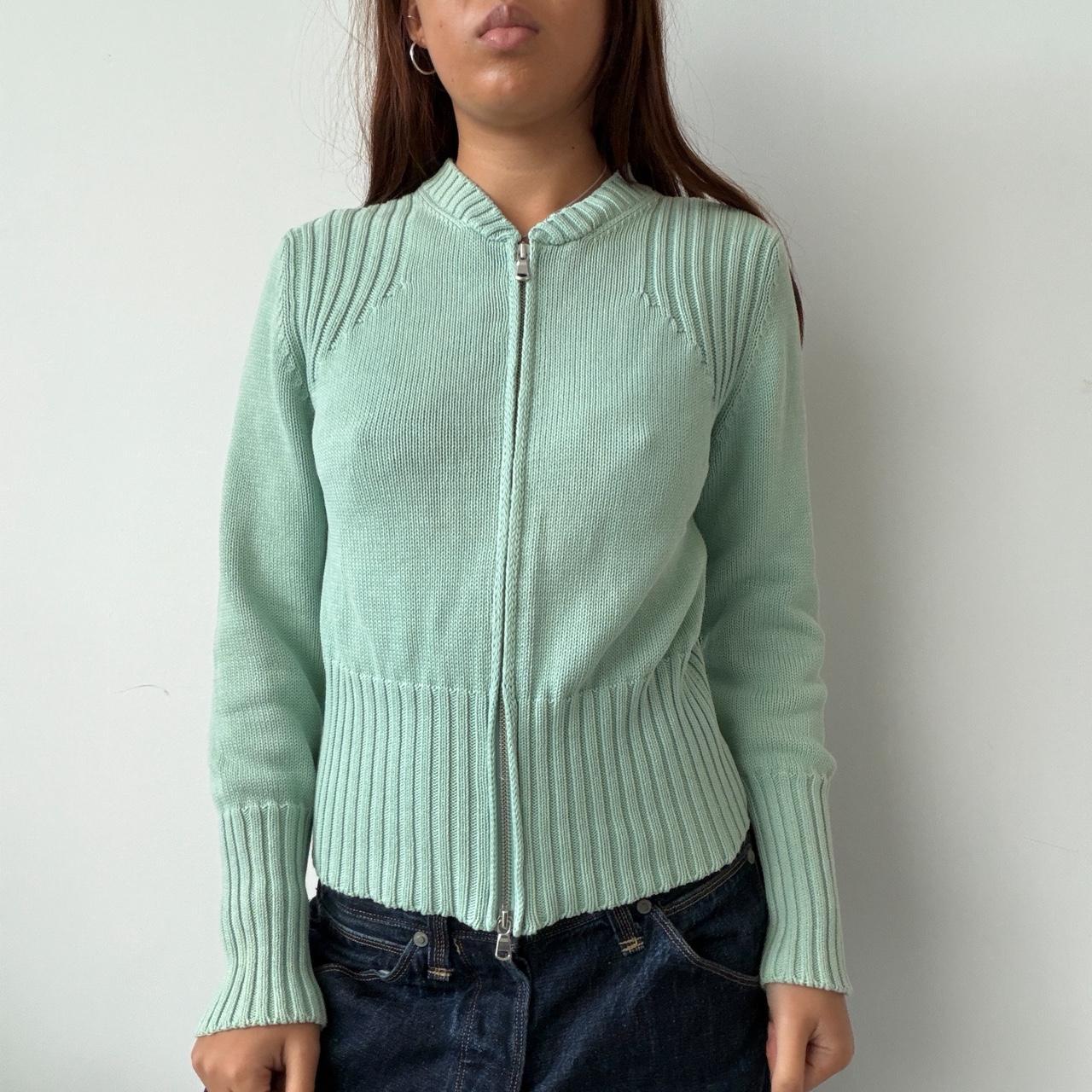 Vintage Turquoise Knit Jumper