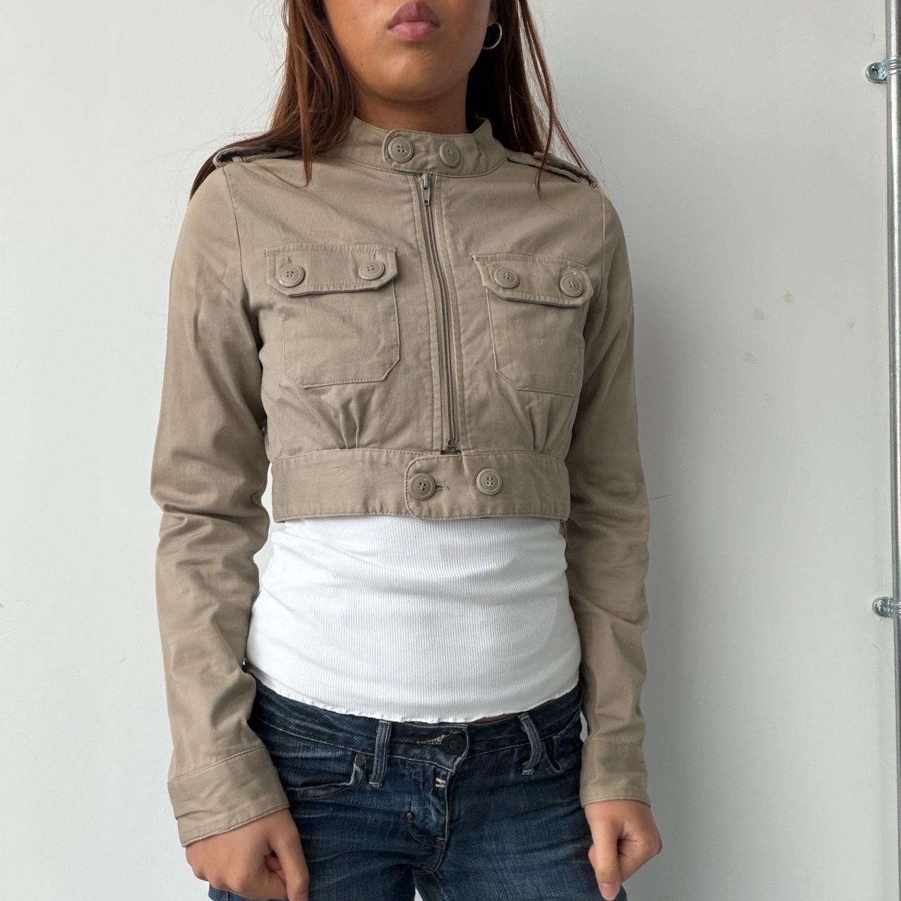 Vintage Beige Bolero Jacket