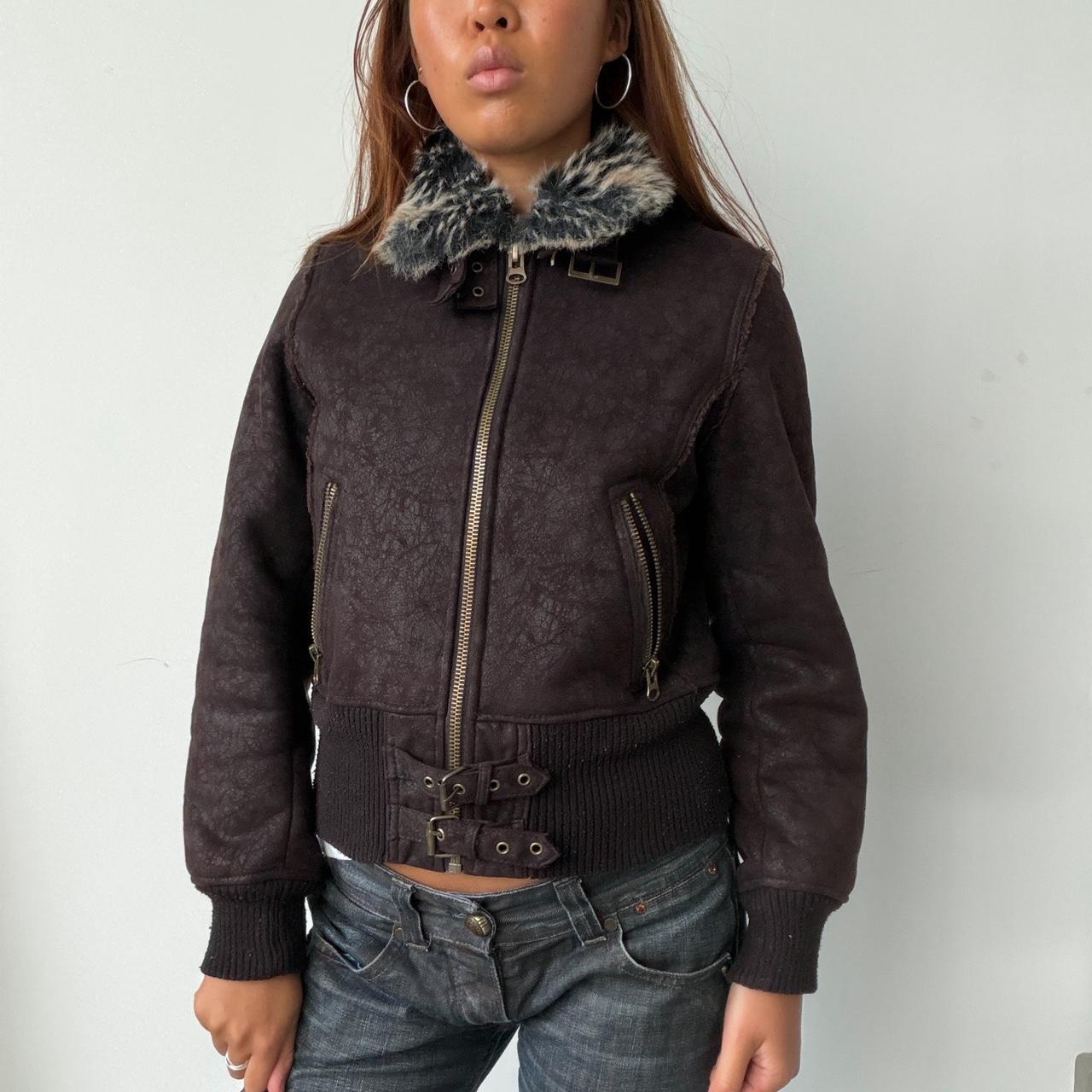 Vintage Brown Suede Jacket
