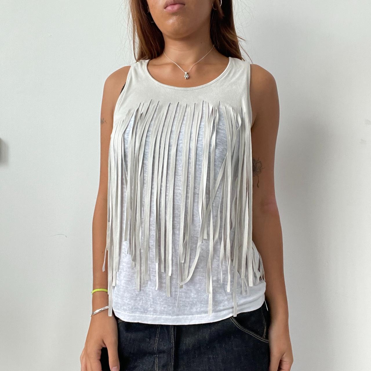 Vintage Cop Copine Fringe Top