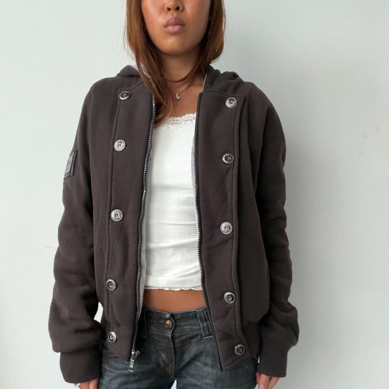 Vintage Brown Military Jumper