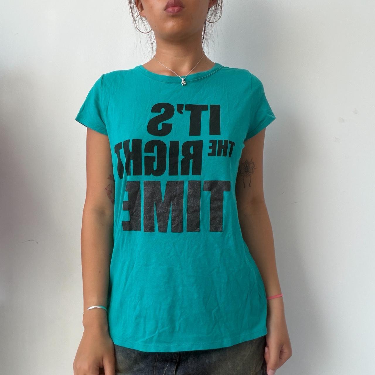 Vintage Turquoise Graphic Tee