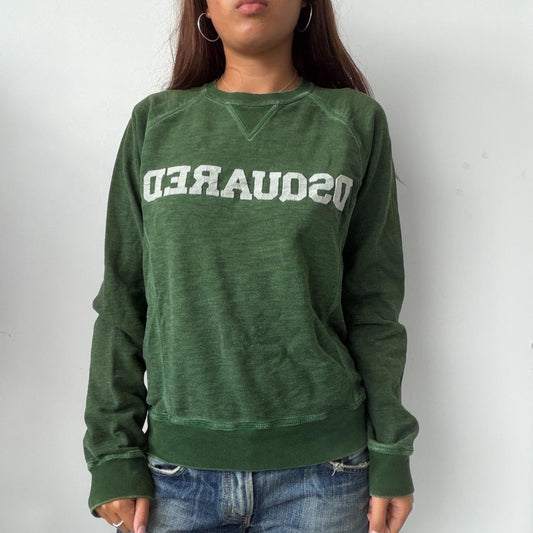Vintage Green DSquared Jumper