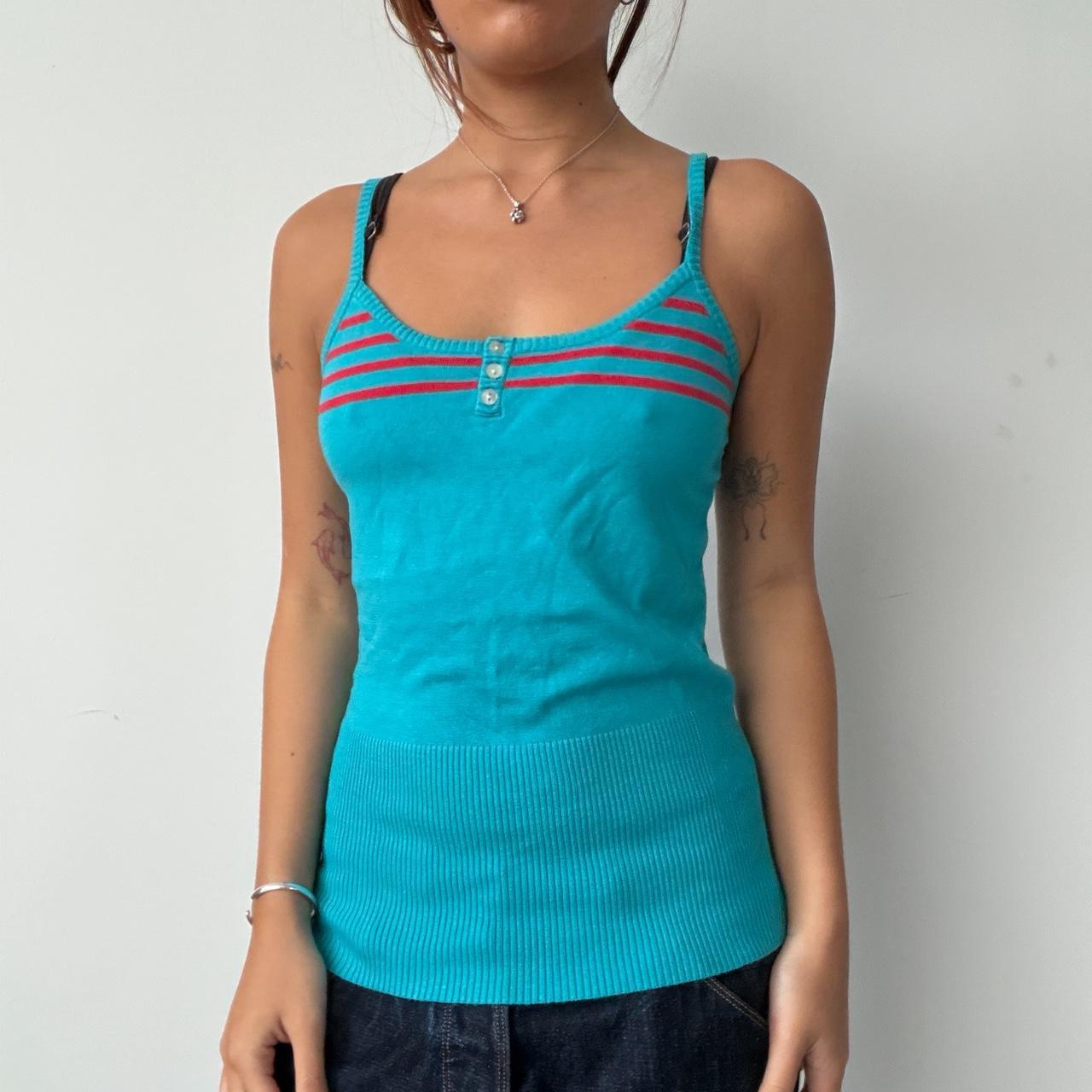 Vintage Blue Knit Cami