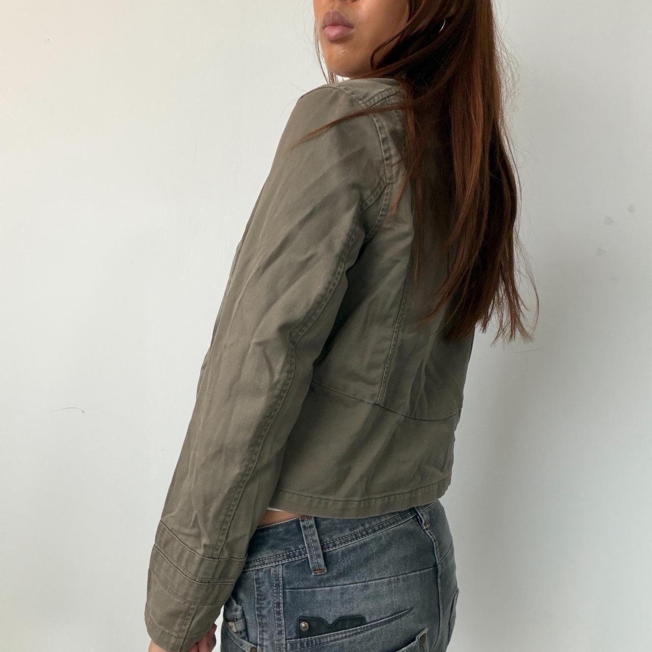 Vintage Khaki Military Jacket