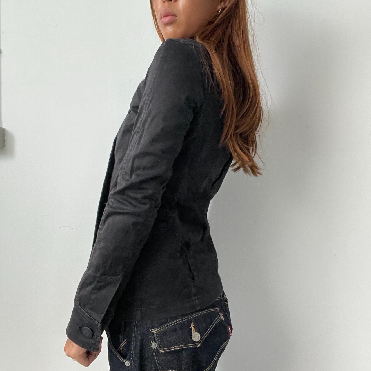 Vintage Black Diesel Button Up Jacket