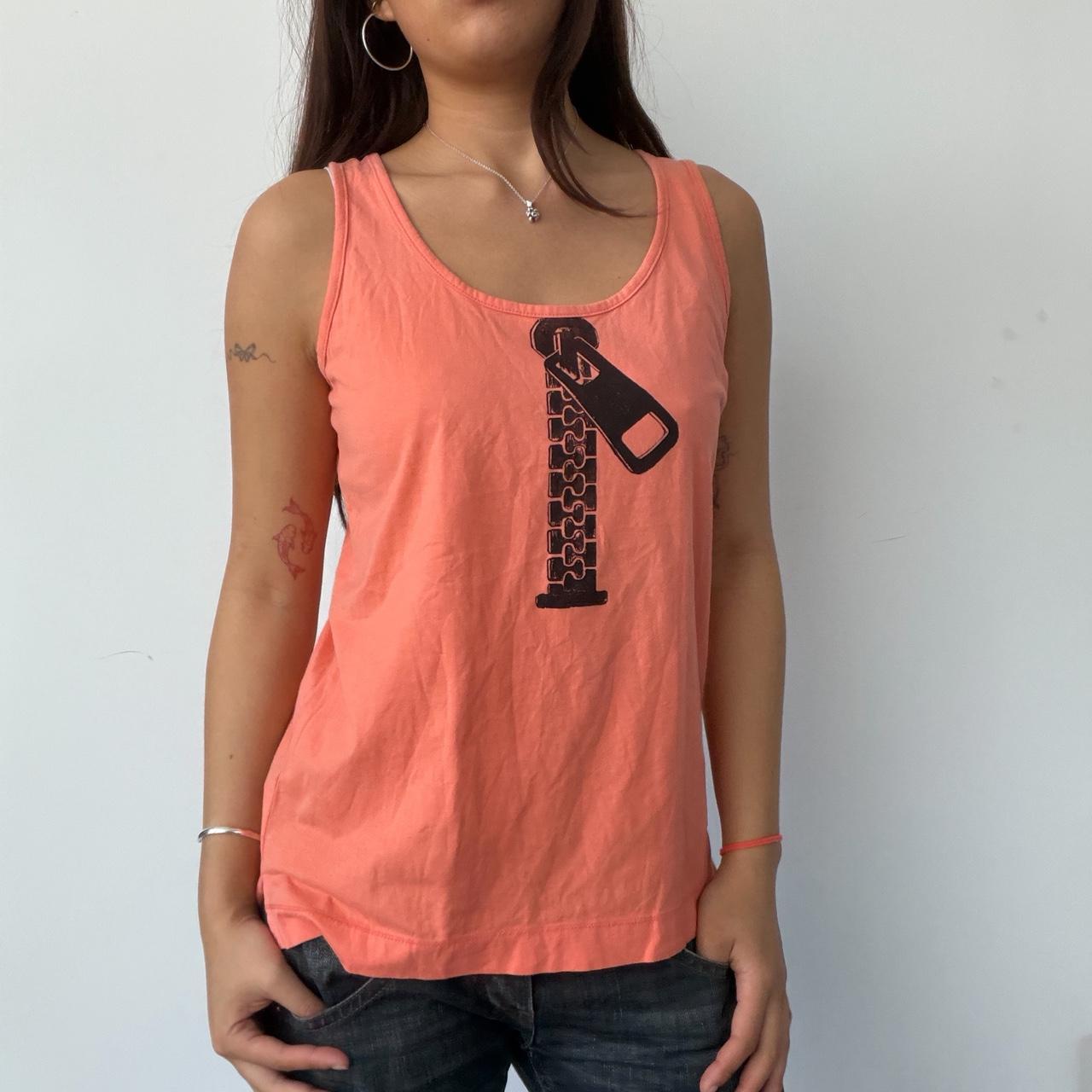 Vintage Chloe Zip Print Top