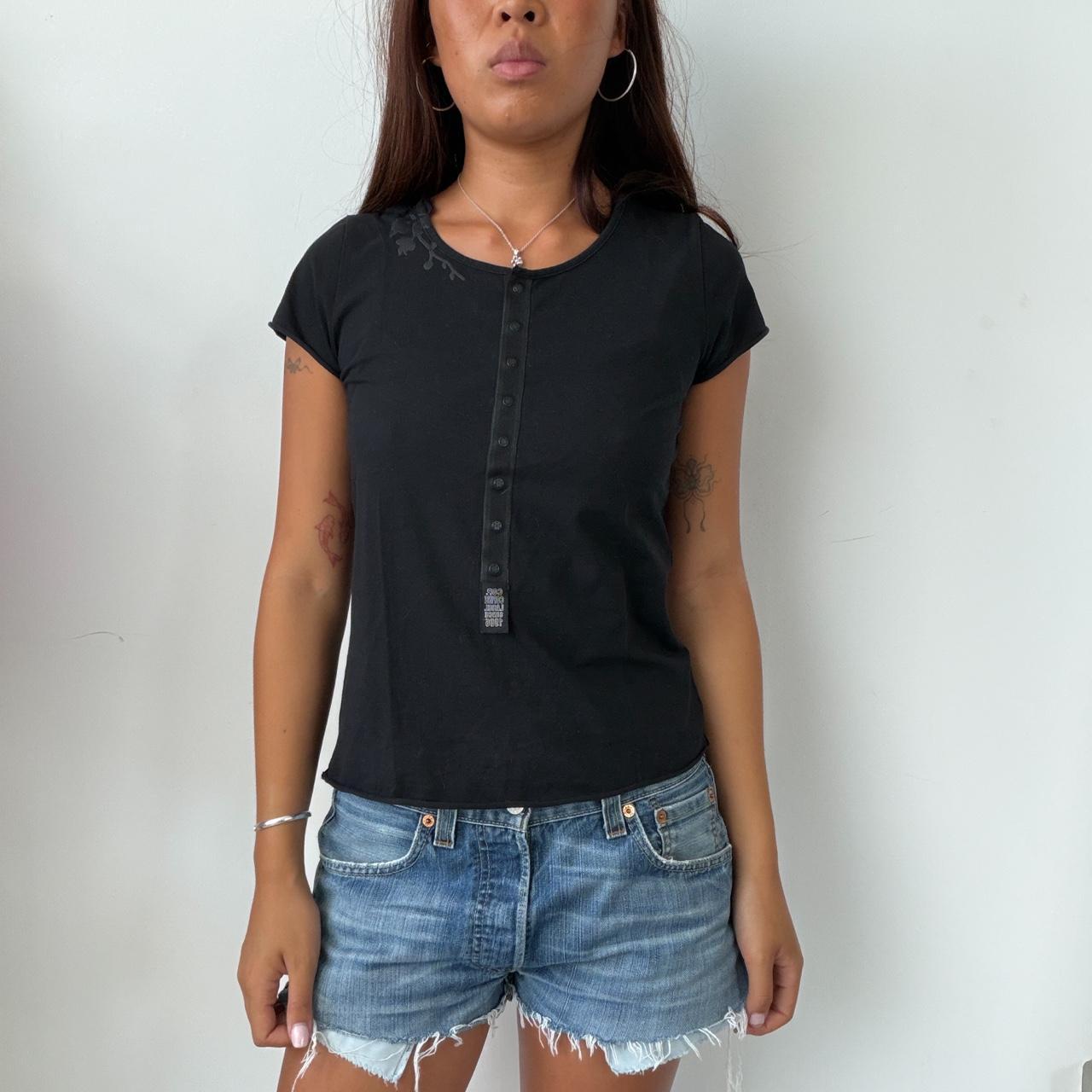 Vintage Black Cop Copine Top