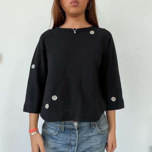 Vintage Black Cop Copine Jumper