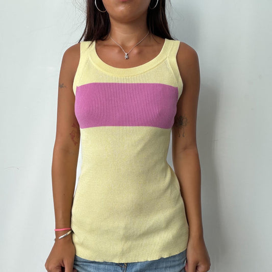 Vintage Yellow Diesel Knit Top