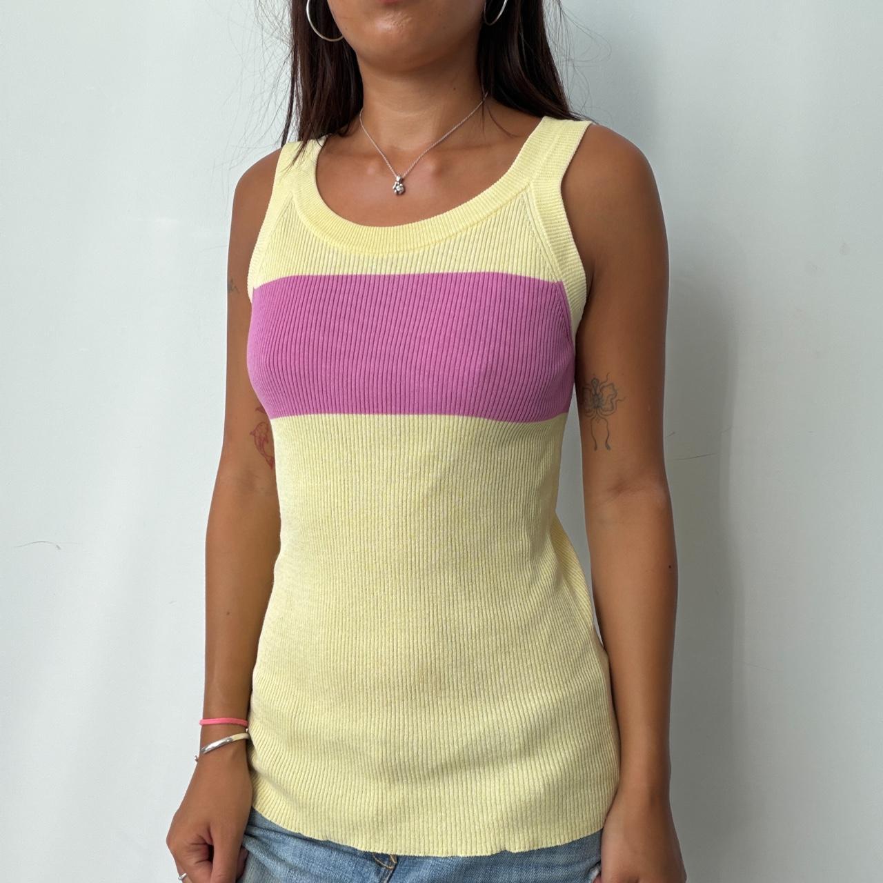 Vintage Yellow Diesel Knit Top