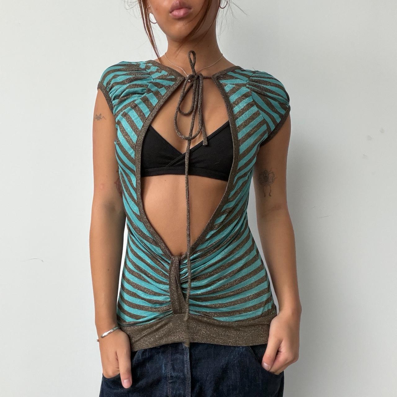 Vintage Stripe Open Top