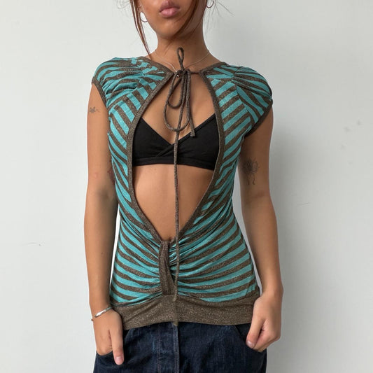 Vintage Stripe Open Top