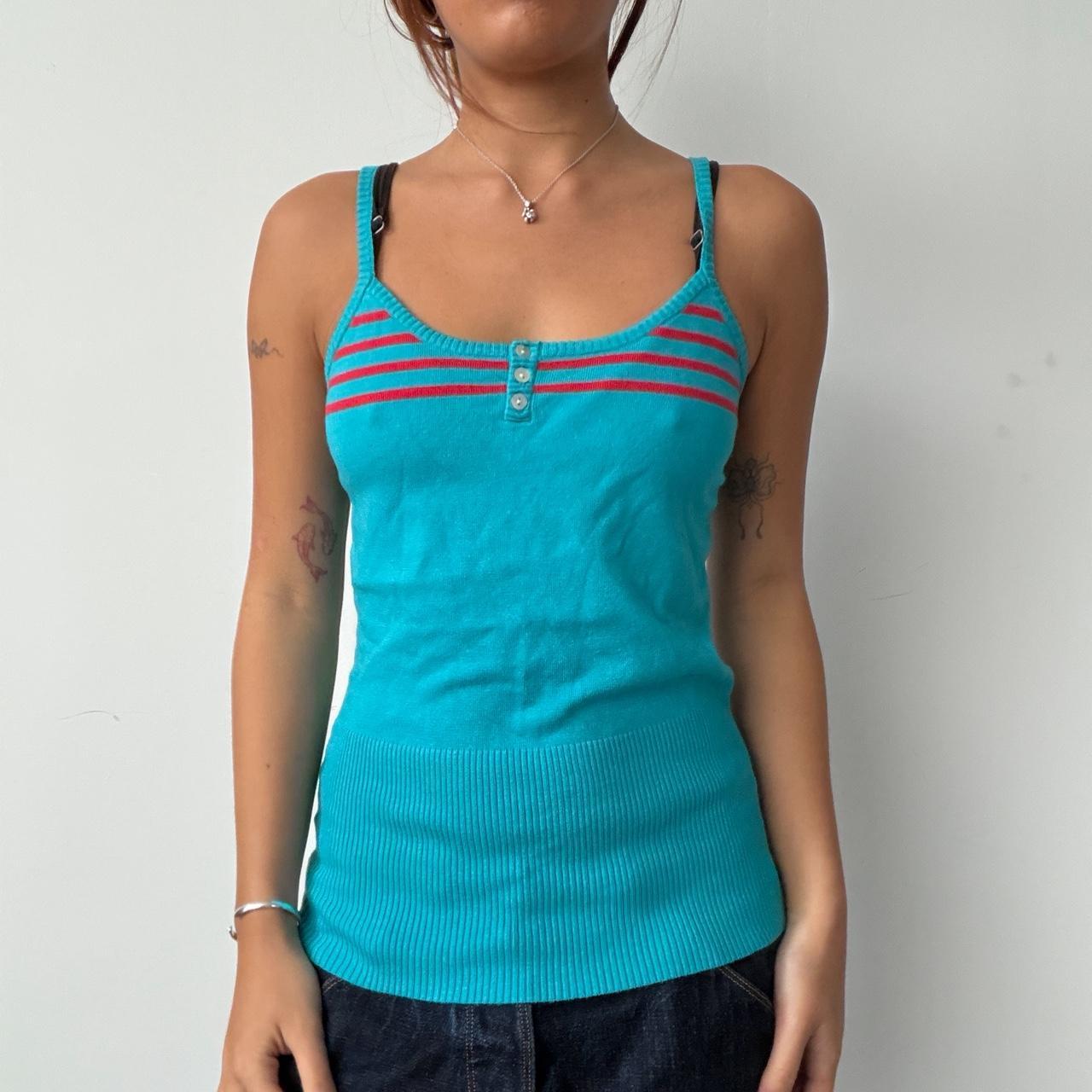 Vintage Blue Knit Cami