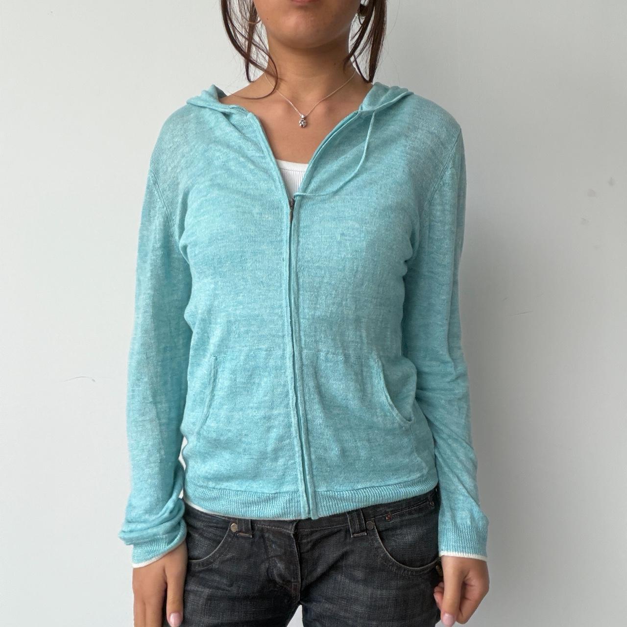 Vintage Blue Zip Up