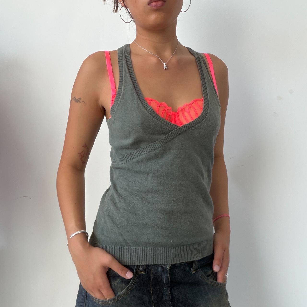 Vintage Khaki Knit Top