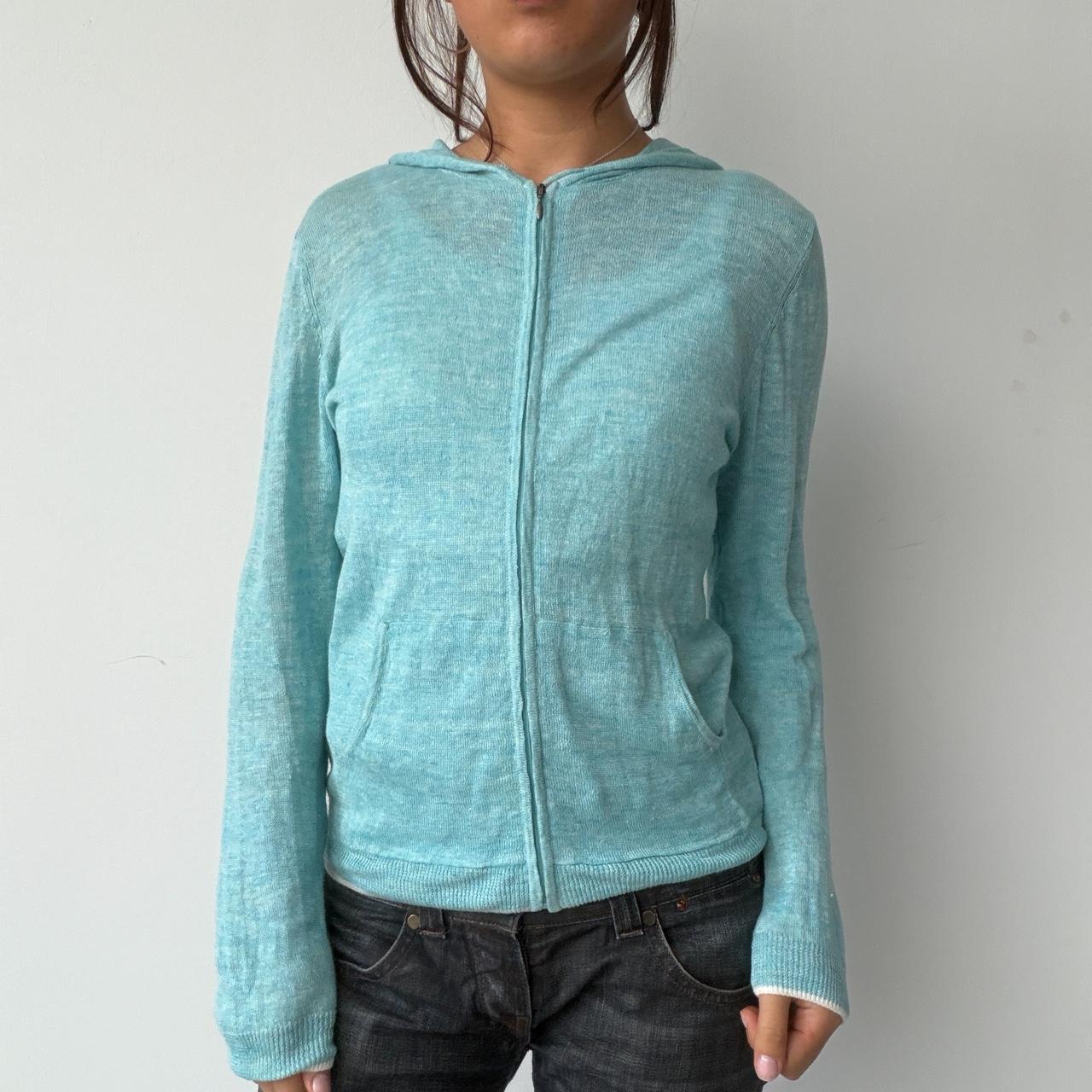 Vintage Blue Zip Up