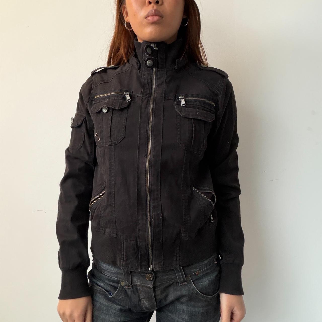 Vintage Black Utility Jacket