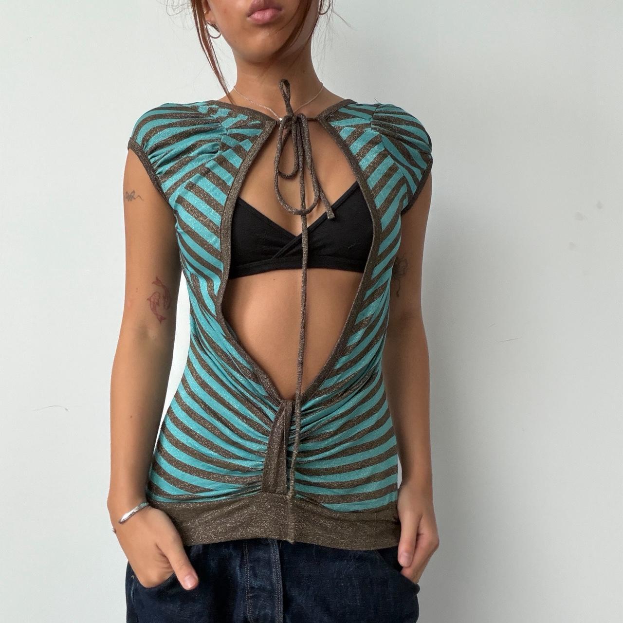 Vintage Stripe Open Top