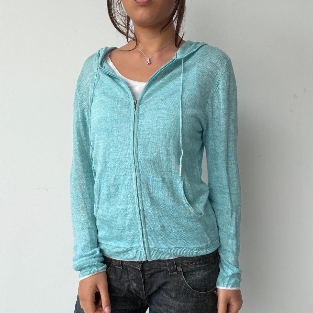 Vintage Blue Zip Up