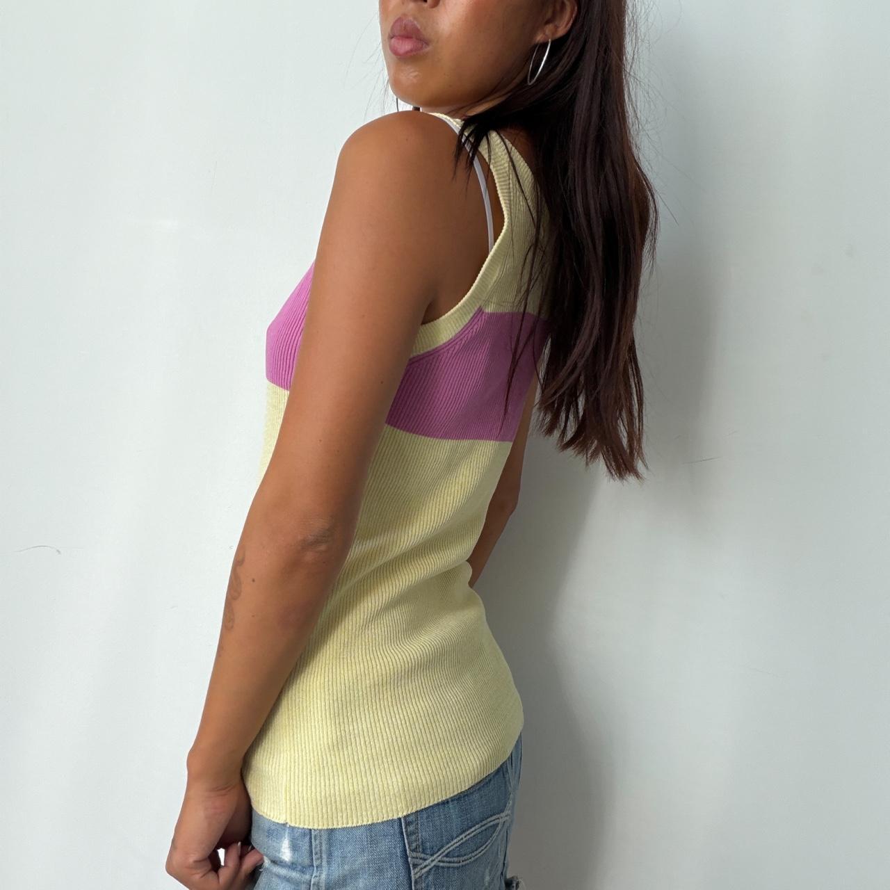 Vintage Yellow Diesel Knit Top